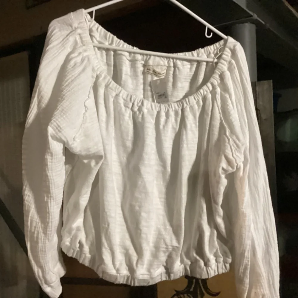Free People size Lg in linen white - Picture 4 of 4